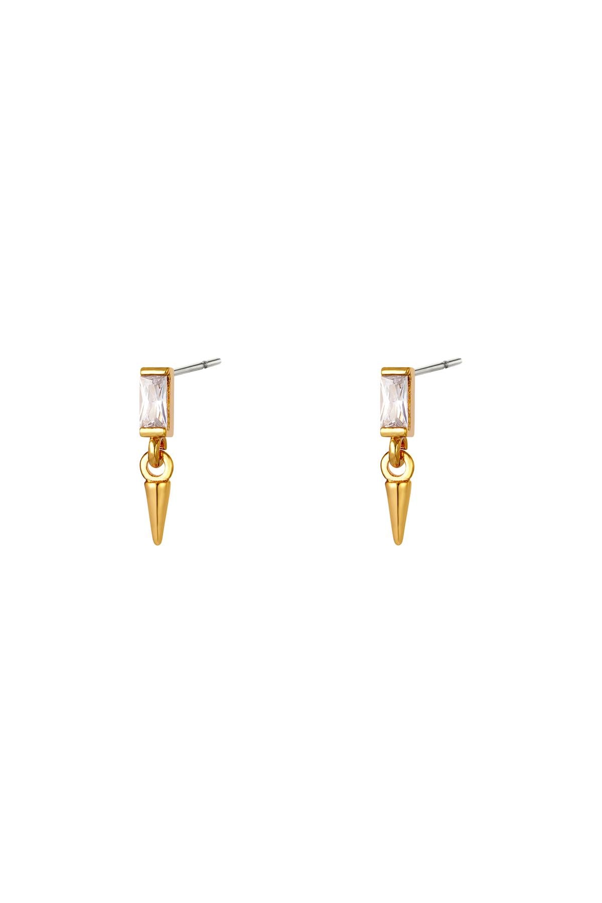 Earrings Little Cone Silver Color Copper