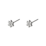 stainless steel earstuds flower 