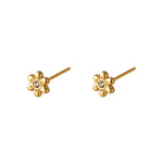 stainless steel earstuds flower 
