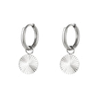 stainless steel earrings circle 
