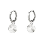 stainless steel earrings circle 