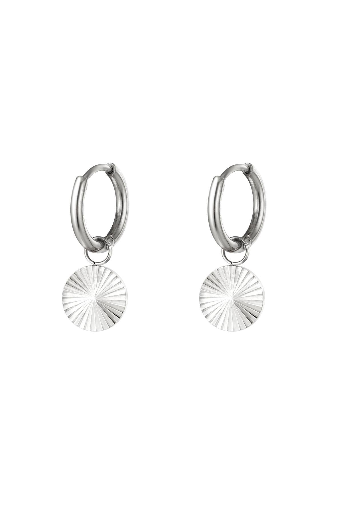 stainless steel earrings circle 