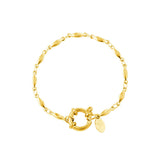 Bracelet oval chain Gold Color Stainless Steel