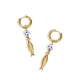 Stainless Steel Dangle Earrings fish Casual Holiday/Beach Simple Series Women's jewelry