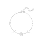 Minimalist bracelet with charms Gold Color Stainless Steel