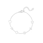 Bracelet with figures Gold Color Stainless Steel