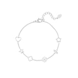 Bracelet with figures Gold Color Stainless Steel