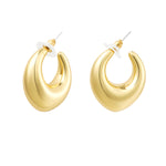 Earrings pointed twist - Silver Color color