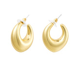 Earrings pointed twist - Silver Color color