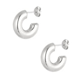 earrings aesthetic basic half small moon