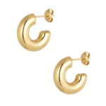 earrings aesthetic basic half small moon
