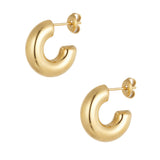 earrings aesthetic basic half small moon