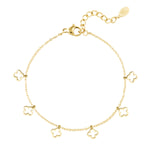 bracelet 6 clovers
