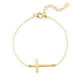 Bracelet cross - Silver Color color