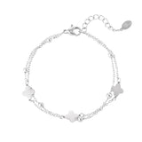 double bracelet clover/balls