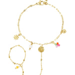 beach bracelet with charms