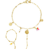 beach bracelet with charms