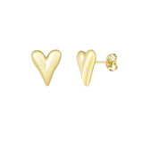 Love studs - Silver Color color