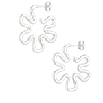hippie flower earrings