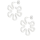 hippie flower earrings