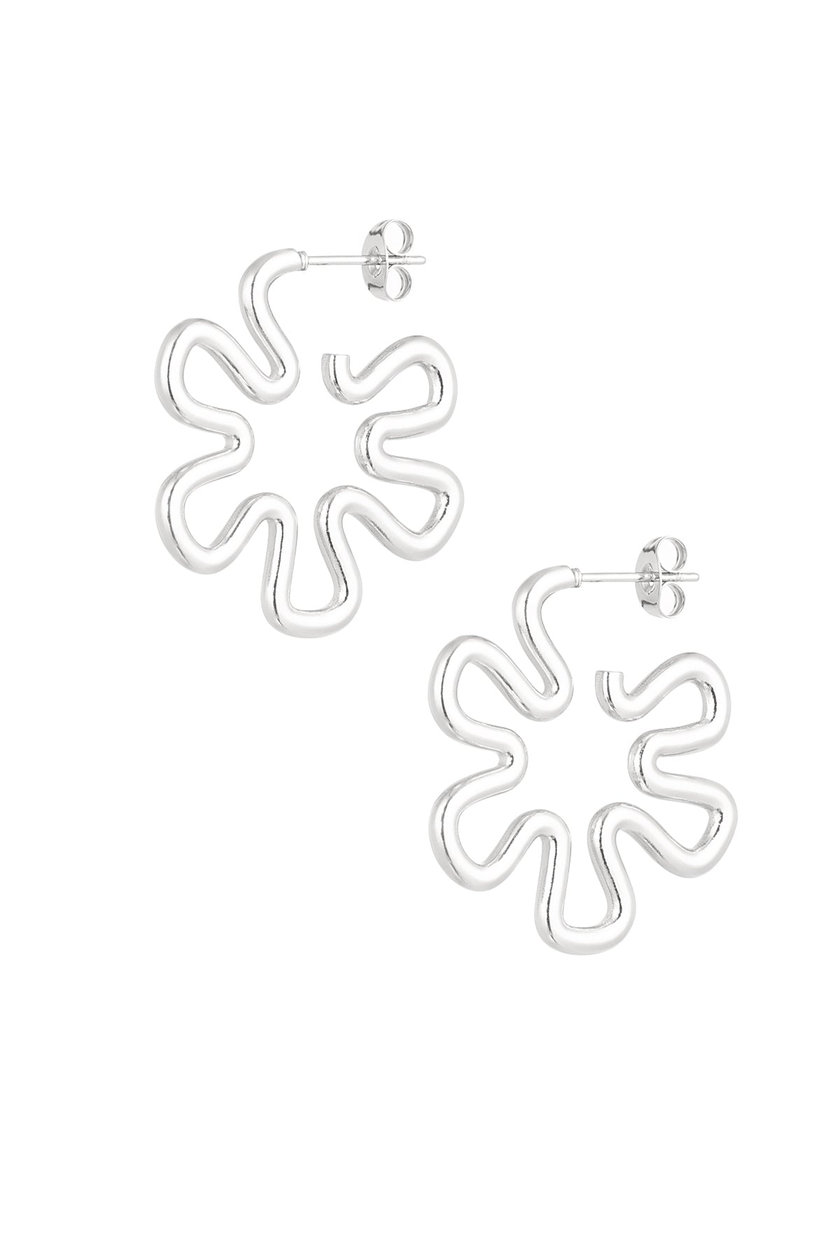 hippie flower earrings