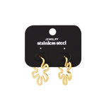 hippie flower earrings