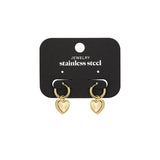 earrings hearts hope