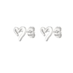 Earrings open your heart
