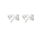 Earrings open your heart