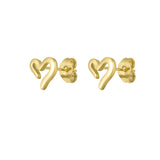 Earrings open your heart