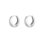 medium basic hoop earrings