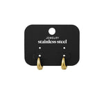 medium basic hoop earrings