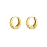 medium basic hoop earrings