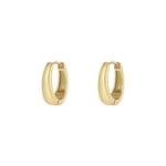 Graceful mini hoops earrings - Silver Color color