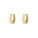 Graceful mini hoops earrings - Silver Color color