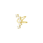 Earcuff Elegant Chic - Silver Color color