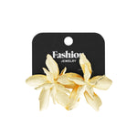 earrings flower statement piece