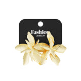 earrings flower statement piece