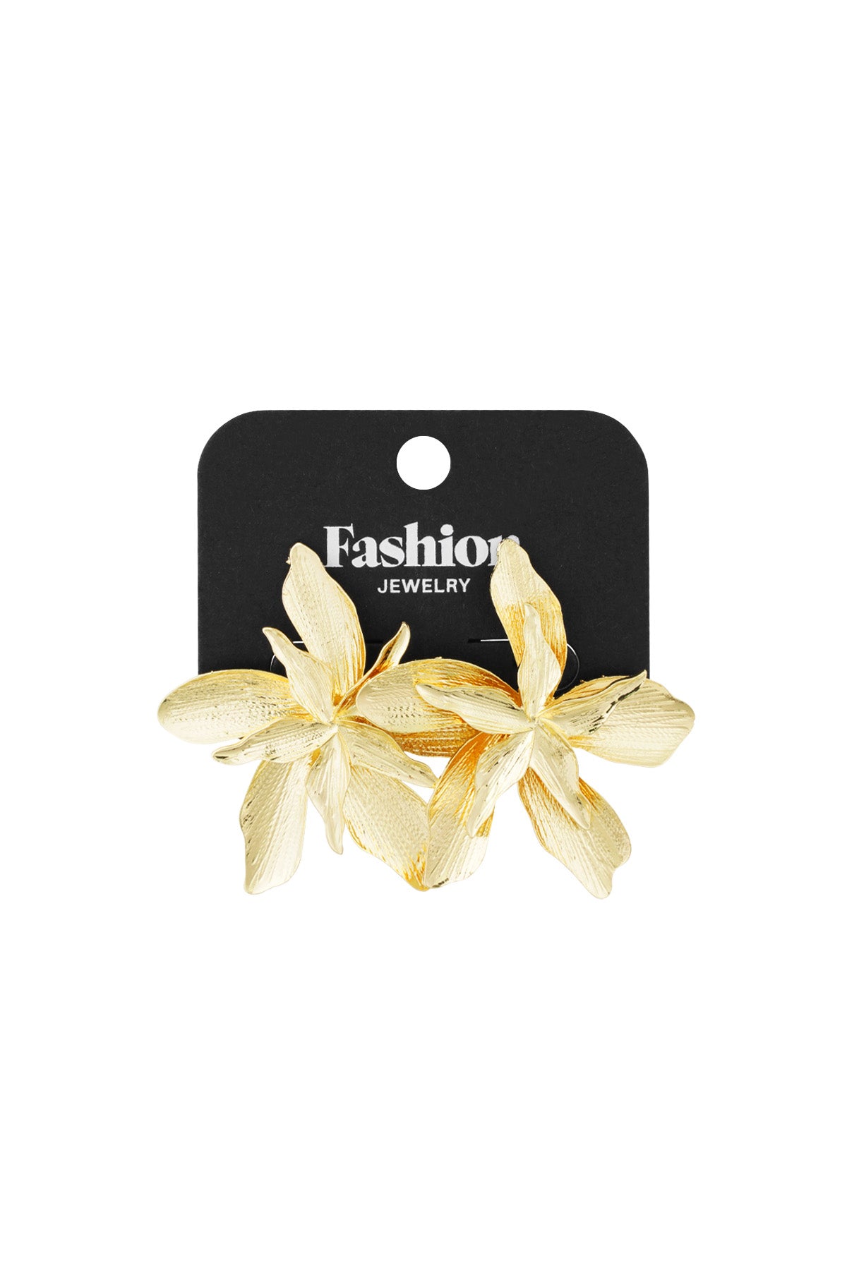 earrings flower statement piece