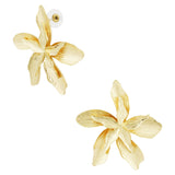 earrings flower statement piece