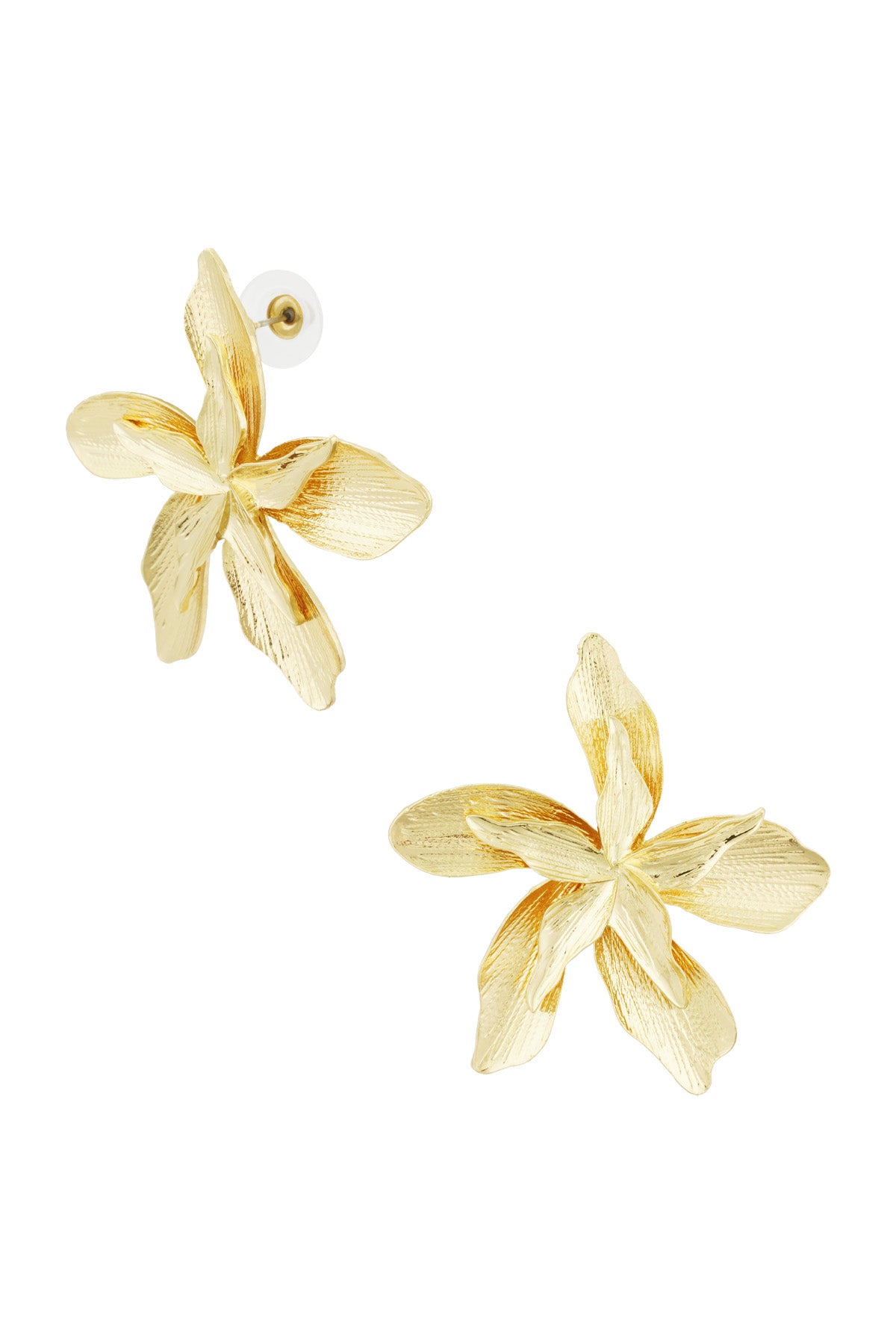 earrings flower statement piece