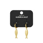 fish charm earrings