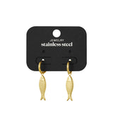 fish charm earrings