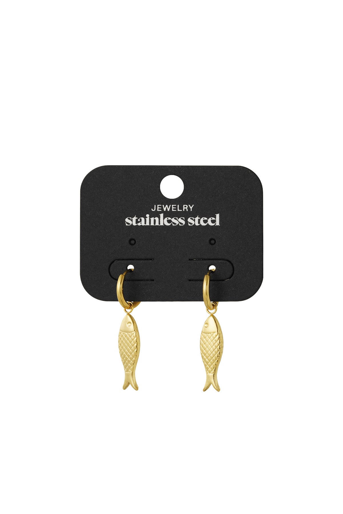 fish charm earrings