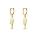 fish charm earrings