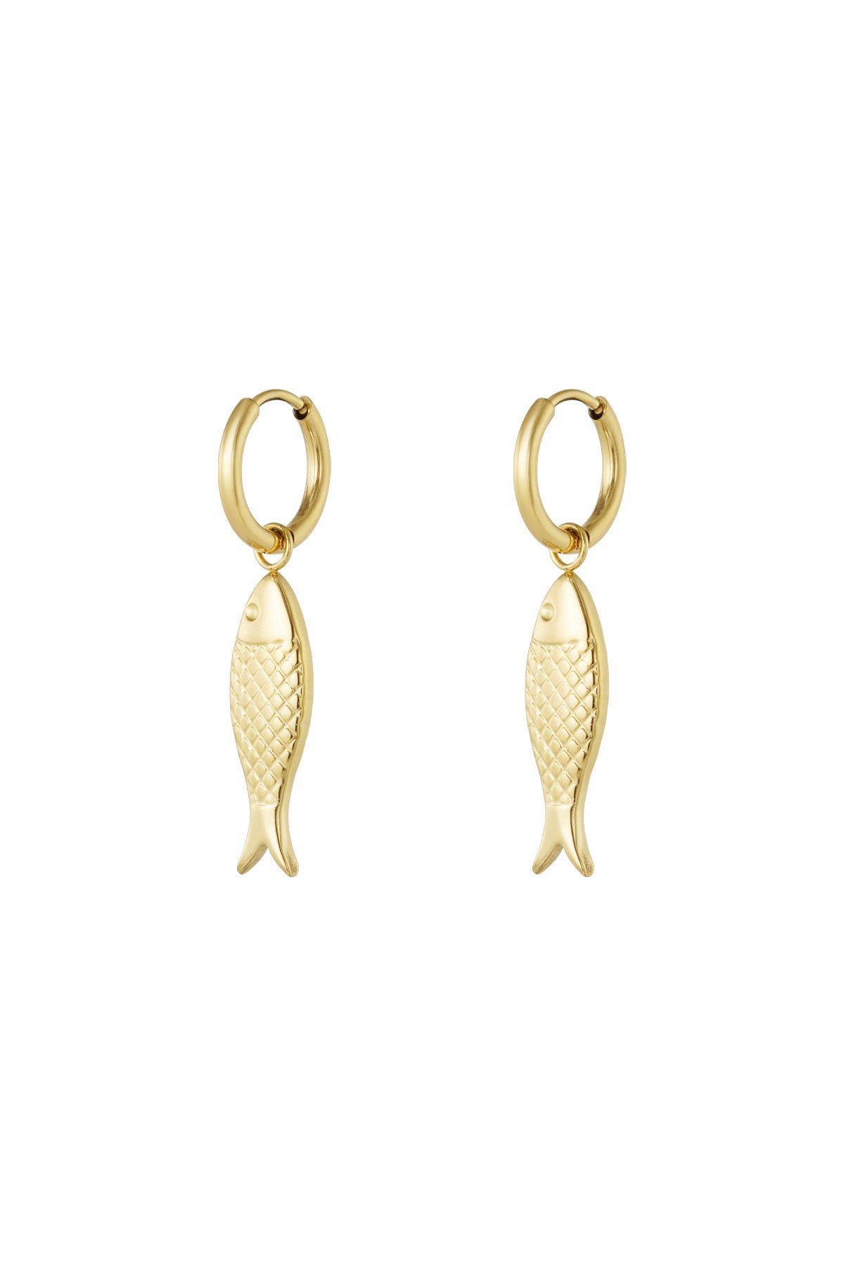 fish charm earrings