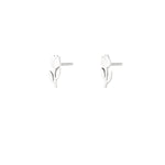tulip stud earrings