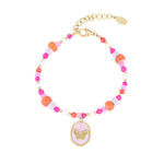 Colorful butterfly bracelet