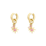 earrings pink starlight