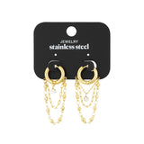 earrings chained up